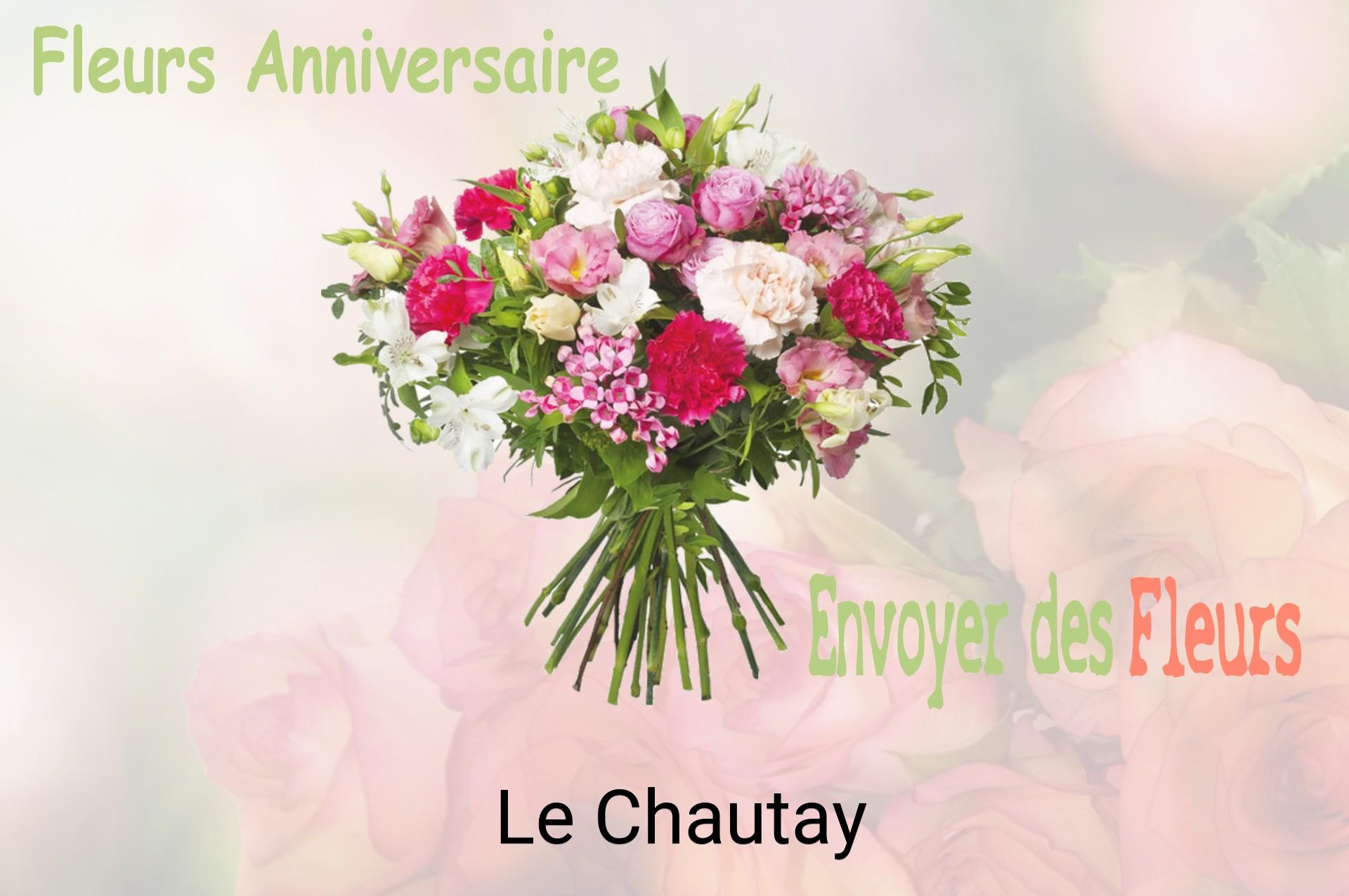 Bouquet de fleurs d’anniversaire livré à Le Chautay