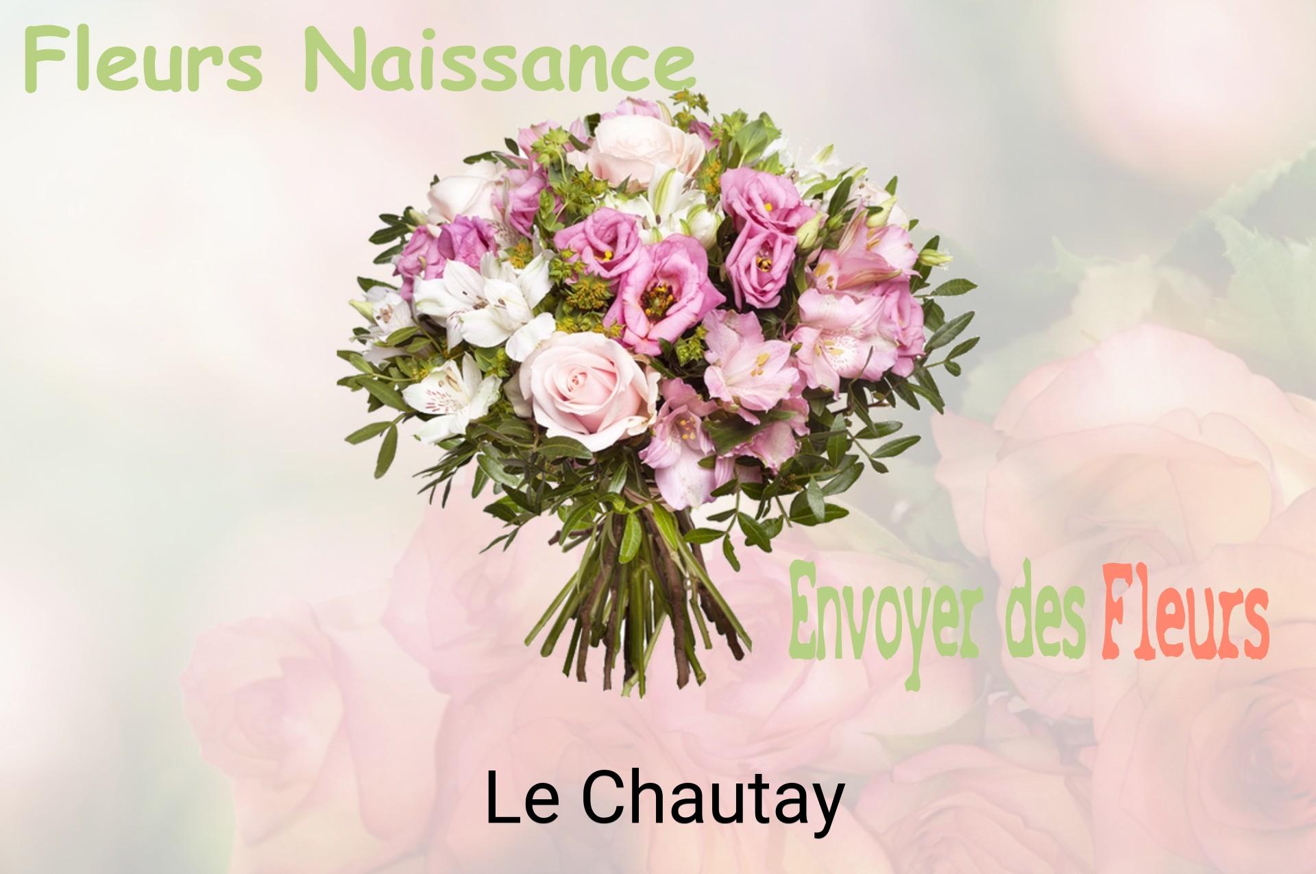 Bouquet de fleurs de naissance livré à Le Chautay